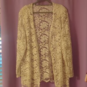 Elegant Vintage Lace Jacket